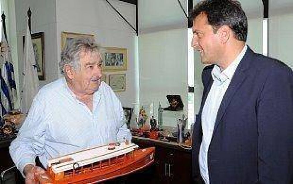 Massa se reuni� con Mujica en Uruguay