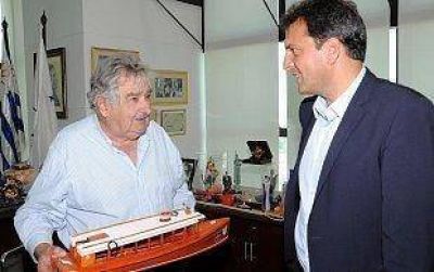 Massa se reuni� con Mujica en Uruguay