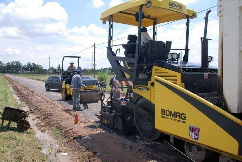 Obras P�blicas de Pilar cierra el a�o con 26 cuadras de asfalto en Derqui