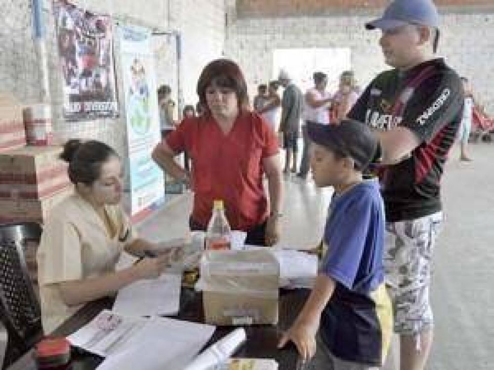 El Municipio fue a Albertina a controlar la salud de los vecinos