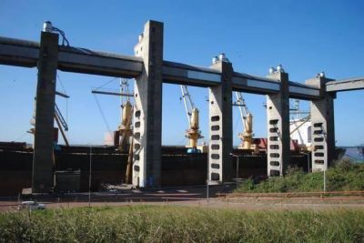 Agilizan un pr�stamo de 59 millones de d�lares por obras de infraestructura portuaria 