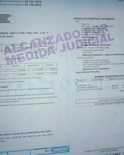 Enargas prepara el terreno para cobrar el cargo del Decreto 2067 en Jujuy