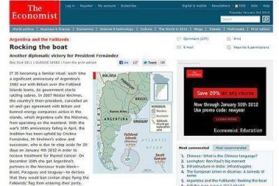 The Economist habla de �victoria diplom�tica argentina� en conflicto por Malvinas