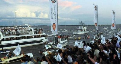 Lanzamiento oficial de la Caravana de los Deseos por el r�o Paran�