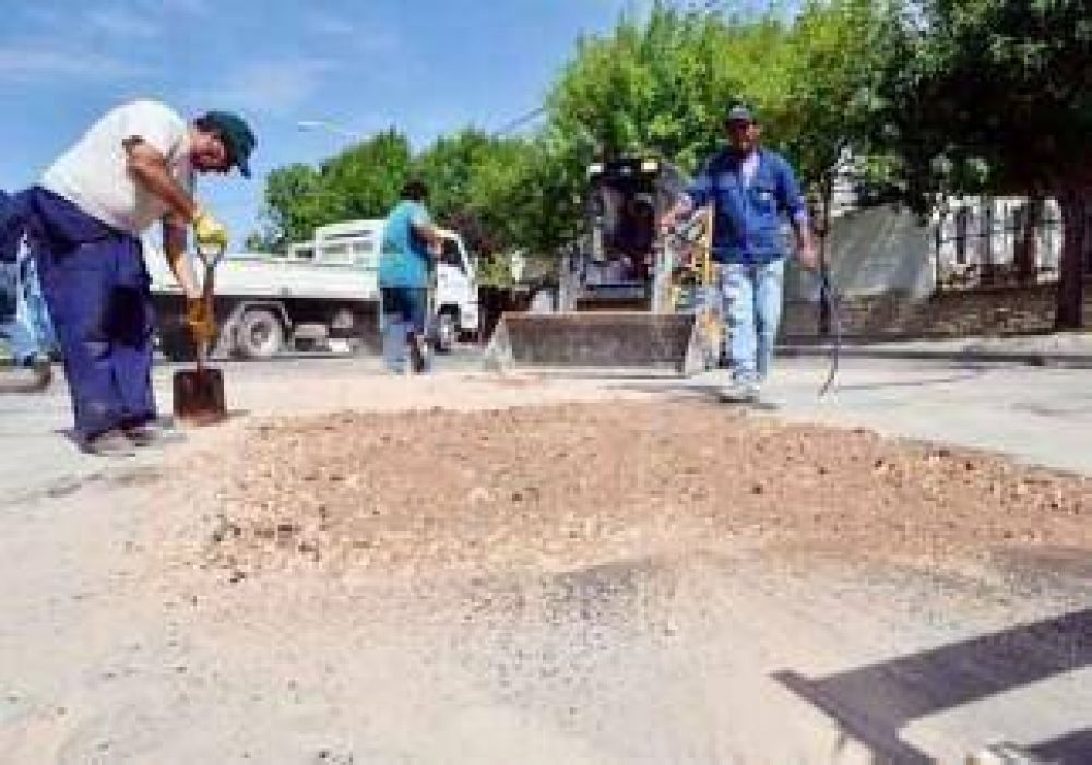 El pavimento del microcentro est� el borde del colapso 