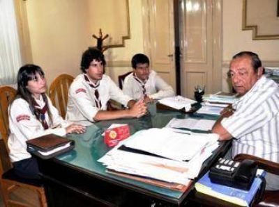 Scouts de nuestra ciudad se entrevistaron con el Intendente 