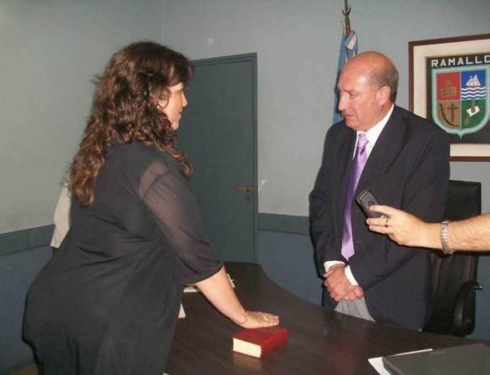 Ramallo: Asumi� Natalucci en la subsecretar�a de Educaci�n 