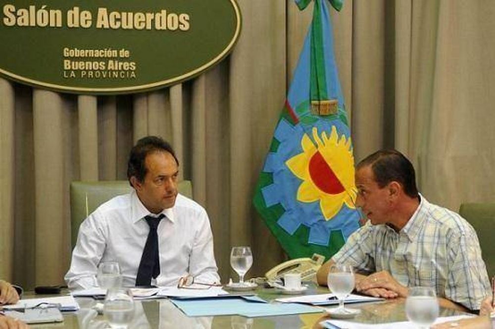 Scioli y Arrieta evaluaron la problem�tica de la sequ�a