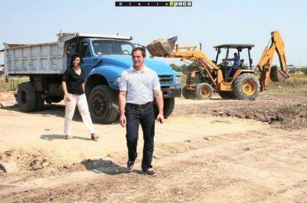 Avanzan las obras en el cors�dromo de avenida La Paz