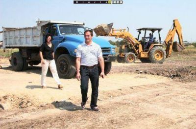 Avanzan las obras en el cors�dromo de avenida La Paz