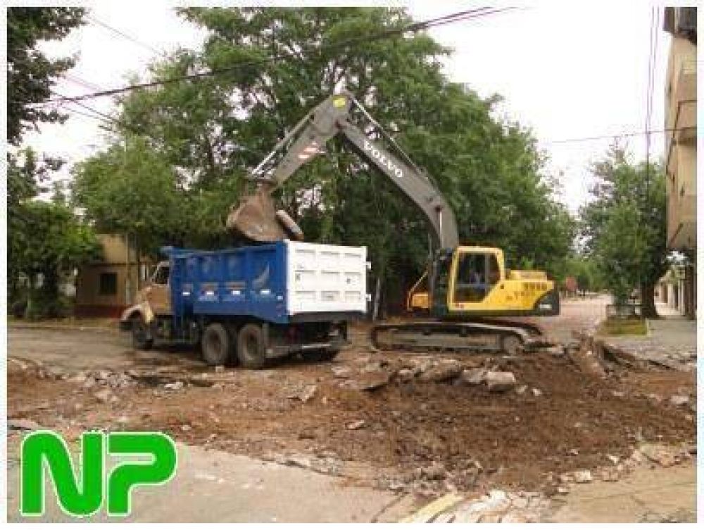 REPARACIONES DE LA CALLE CHILE EN JOSE C. PAZ 