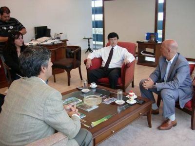 Seguridad: El intendente Andr�s Vallone se reuni� con el ministro Eduardo Mones Ruiz