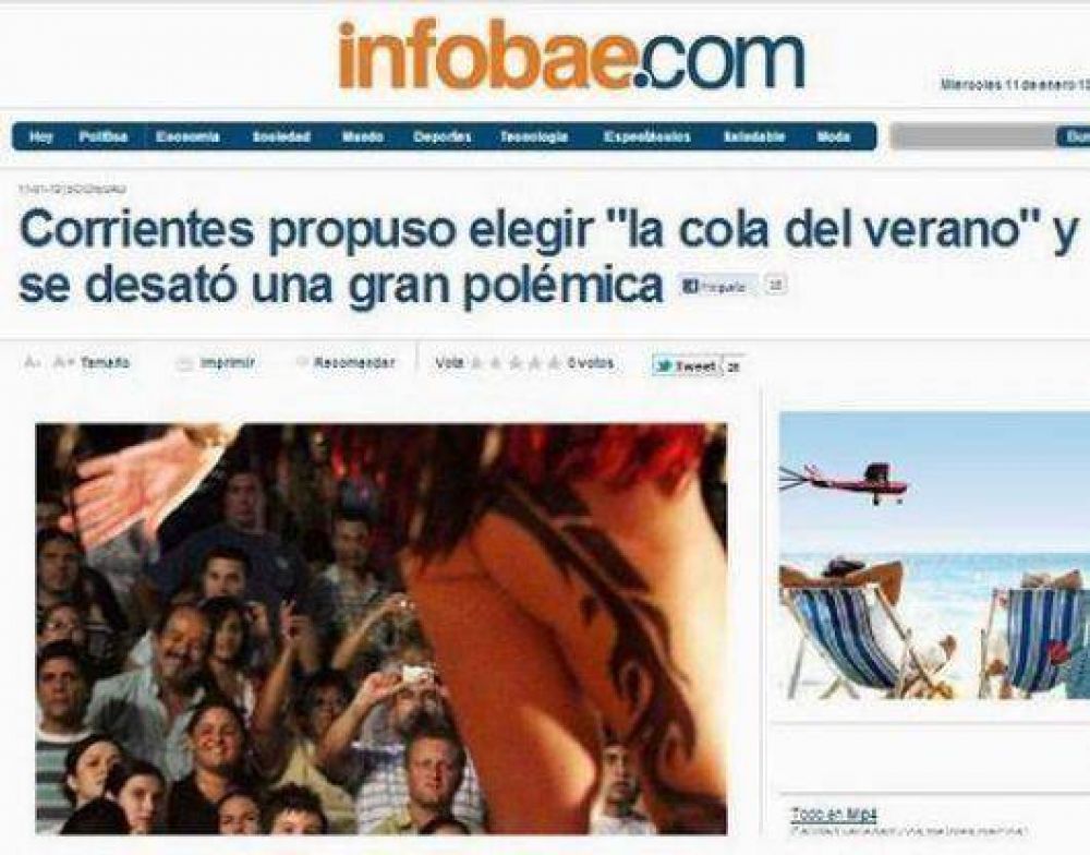 Una noticia que trajo "cola"