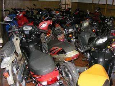 �Qu� sucede con las motos que secuestran inspectores de tr�nsito?.