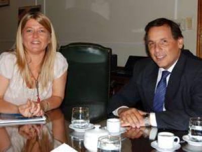 Luberriaga y Ponce acordaron trabajo conjunto en cultura