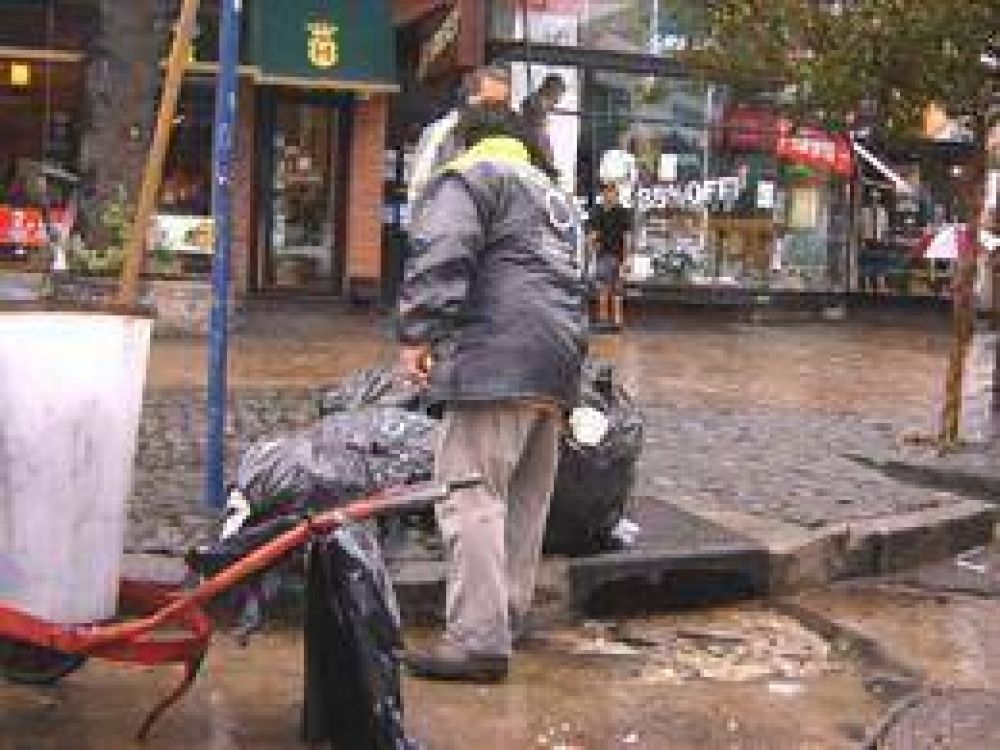 Sorpresivo paro de los recolectores de residuos