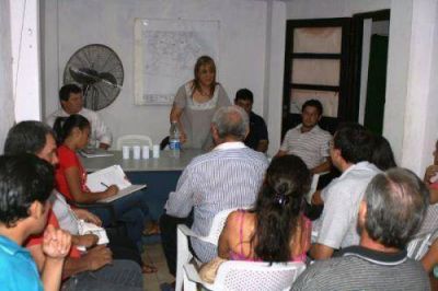 Funcionarios municipales se reunieron con presidentes vecinales