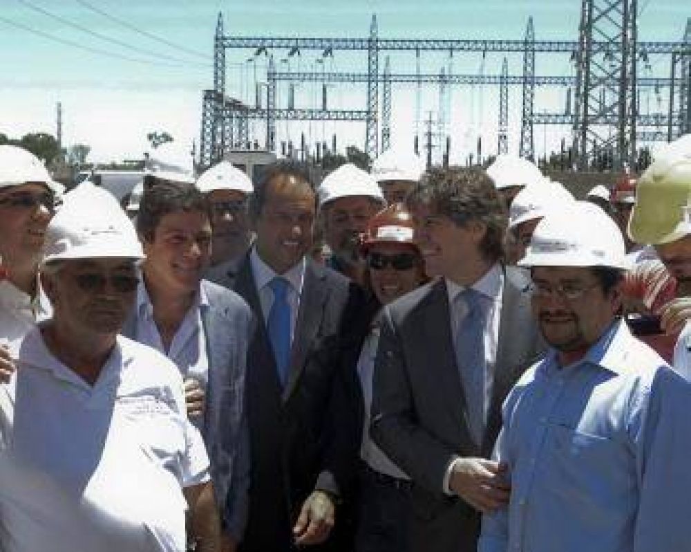 Scioli, Mariotto y Boudou, una foto llena de tensiones