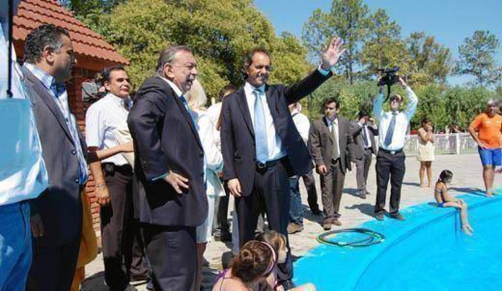 Scioli inaugur� las colonias de verano