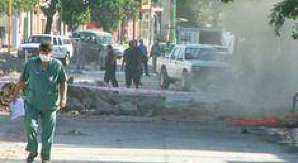 Ruptura de un ca�o de gas caus� p�nico a cientos de vecinal.