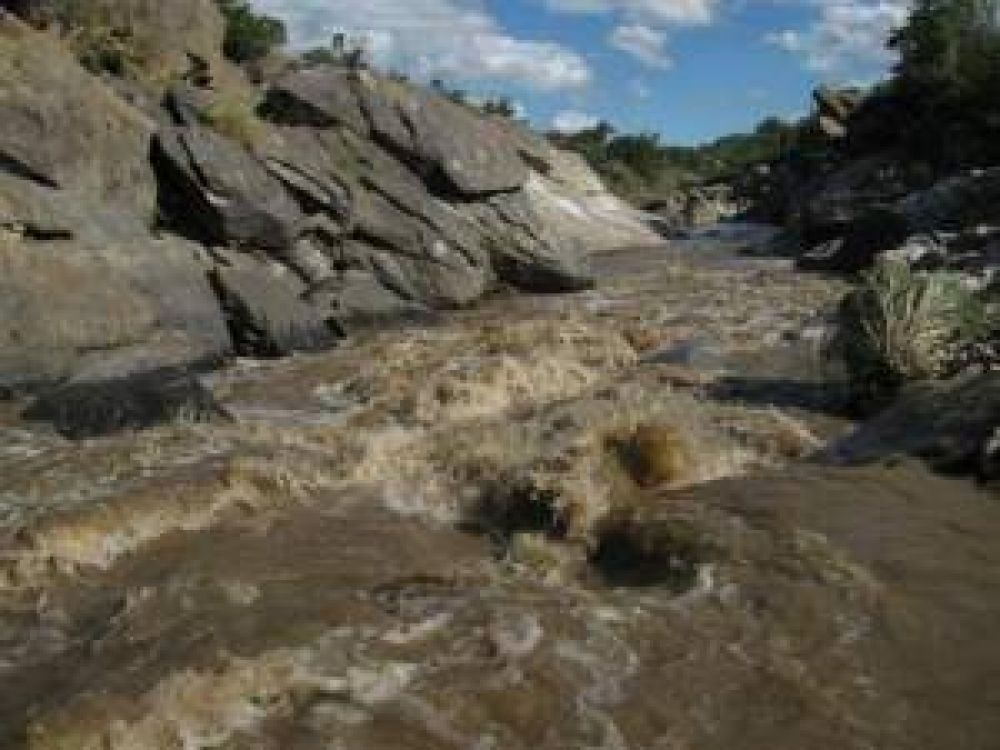 Las lluvias trajeron alivio a la sequ�a de la zona serrana