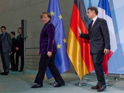 Merkel y Sarkozy proponen un plan de 6 puntos para resolver la crisis
