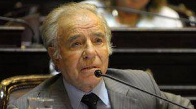 Menem pidi� la anulaci�n del juicio por la 