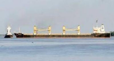 Un buque varado complica el funcionamiento del puerto cerealero de Rosario