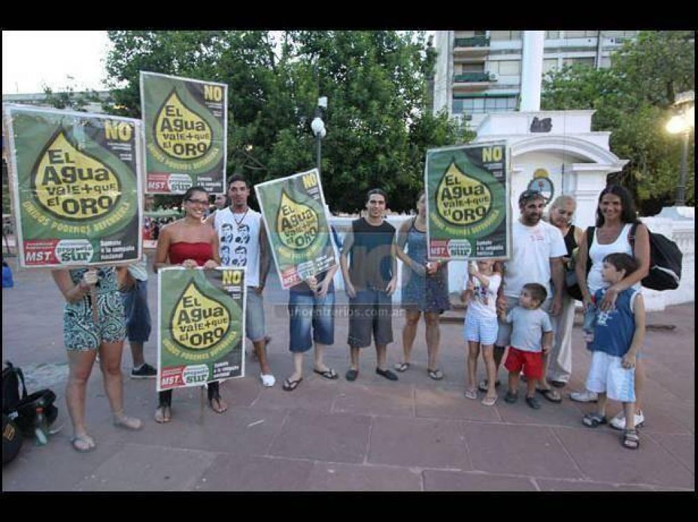 Protestaron contra la instalaci�n de una mina en Famatina