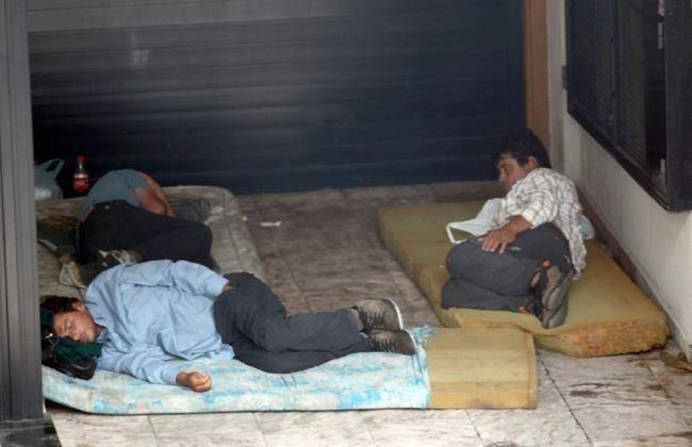 Cuarenta personas que dorm�an en la calle volvieron a sus lugares de origen