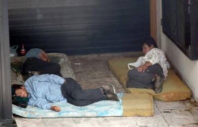 Cuarenta personas que dorm�an en la calle volvieron a sus lugares de origen