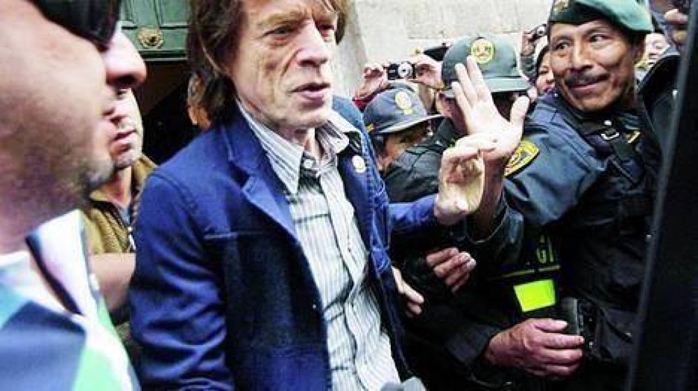 Mick Jagger se fue de Davos para no ser �usado pol�ticamente�