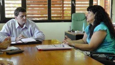 Safr�n recibi� a la representante de UDA en Misiones Mirta Chemes