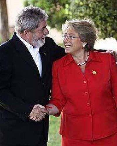 Lula y Bachelet marcan altos niveles de popularidad 
