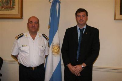 Luciani se reuni� con un alto jefe policial para hablar del futuro de la seguridad
