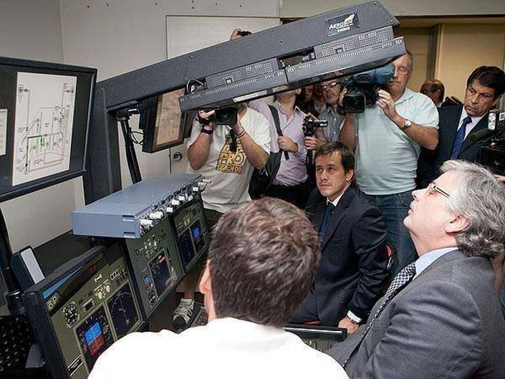 EZEIZA: Inauguraron la sala de simuladores del aeropuerto 