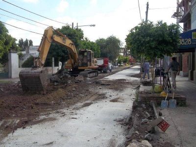 ALMIRANTE BROWN: Avanza la repavimentaci�n de las calles Bynnon, Berl�n y Vidal