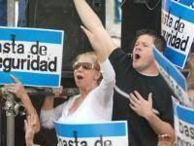 Protesta de vecinos de Punta Mogotes