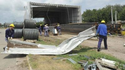 Huellas de destrucci�n en toda la ciudad