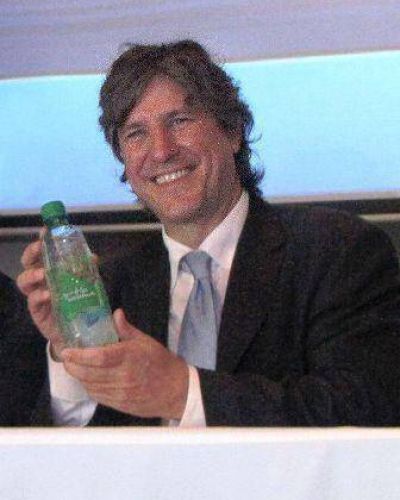El vicepresidente Amado Boudou degust� el Agua de las misiones
