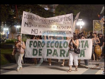 Paran� renov� su rechazo por el proyecto minero a cielo abierto