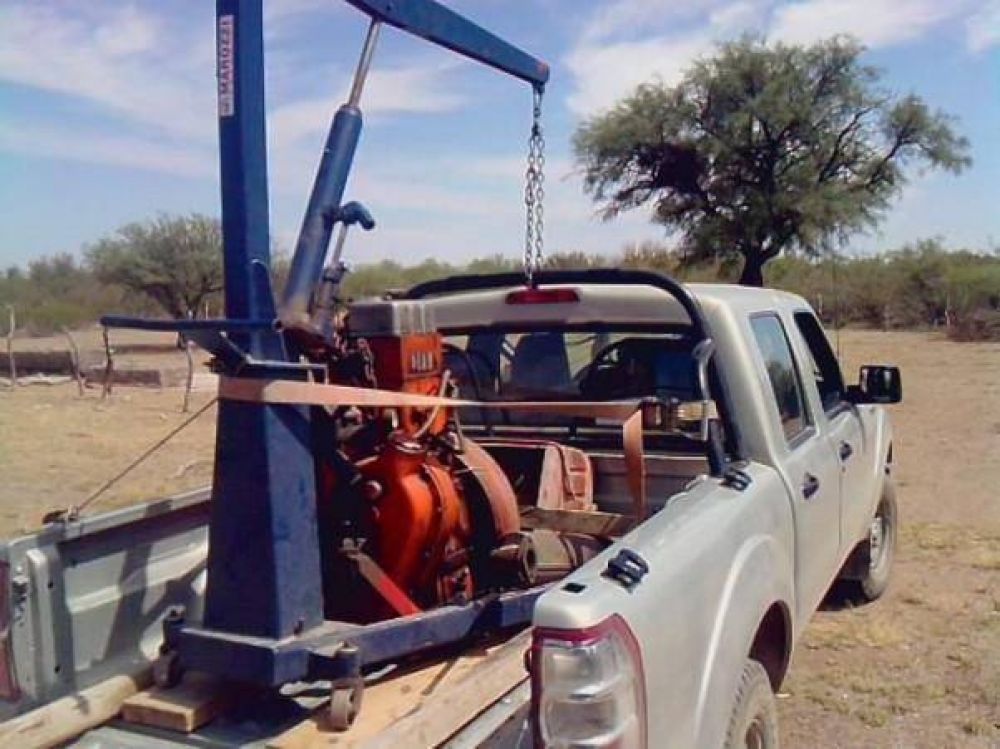San Luis Agua repar� un pozo p�blico en el paraje El Recodo