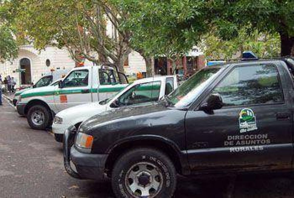 El Municipio puso a disposici�n de la Polic�a cinco veh�culos.