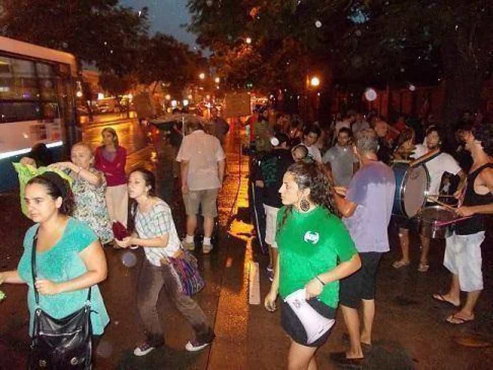 Manifestaci�n contra la megaminer�a contaminante en la Quinta de Olivos