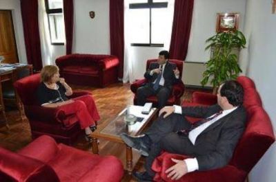 El Ministro de Seguridad se reuni� con la Presidenta del Superior Tribunal de Justicia