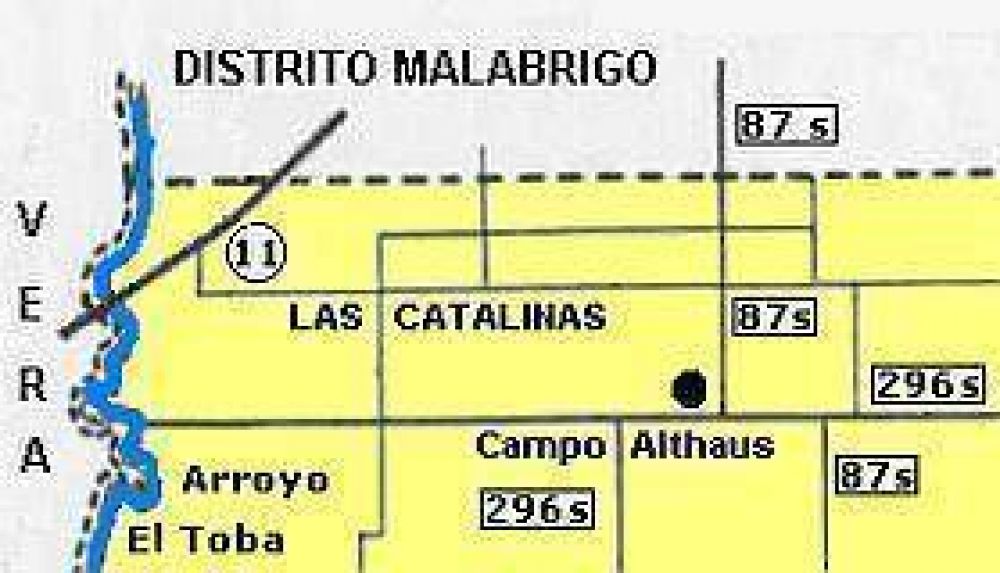  LA COMUNA DE ROMANG  Hace un desag�e en Las Catalinas 