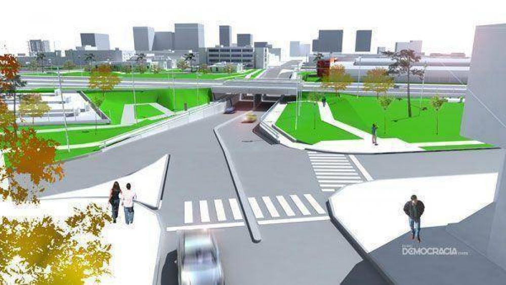 En 45 d�as comenzar�n las obras del paso bajo nivel de Rivadavia y las v�as