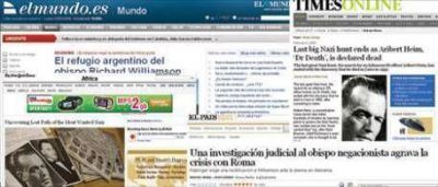 El mundo habla de la Argentina nazi