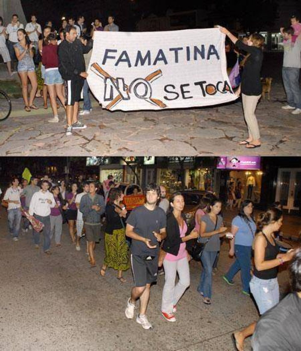 Jun�n march� en apoyo a la posici�n contra la miner�a a cielo abierto en El Famatina