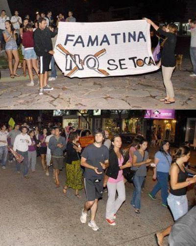 Jun�n march� en apoyo a la posici�n contra la miner�a a cielo abierto en El Famatina